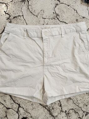 a new day White Cotton Casual Jean Shorts